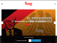 Tablet Screenshot of eleccionesenalemania.com